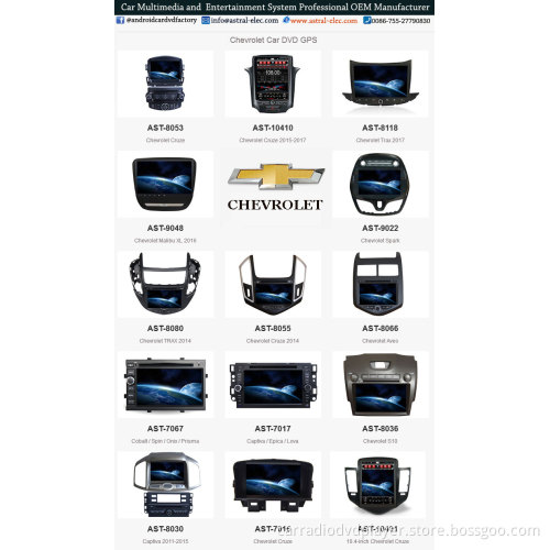2 Din Android Car Multimedia Player Chevrolet Onix